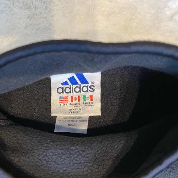 Vintage 90’s adidas Ground Zero size large black - Picture 3 of 6